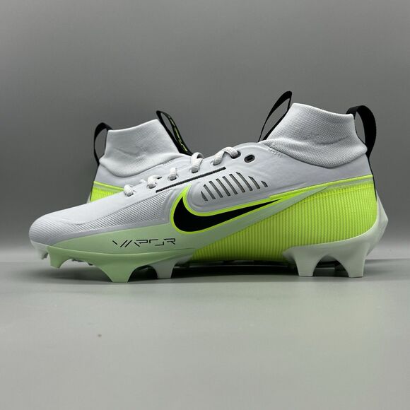 Nike Vapor Edge Pro 360 2 Pure Platinum Black Volt Green Mens Size 12 Football - Picture 6 of 9